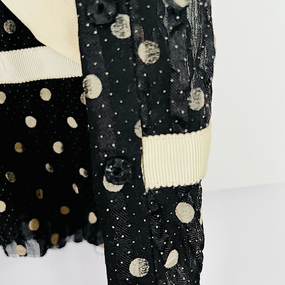 Marc Jacobs Silk Polka Dot Sleeveless Blouse - Picture 9 of 12